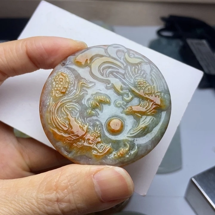 翡翠未镶嵌颈饰翡翠