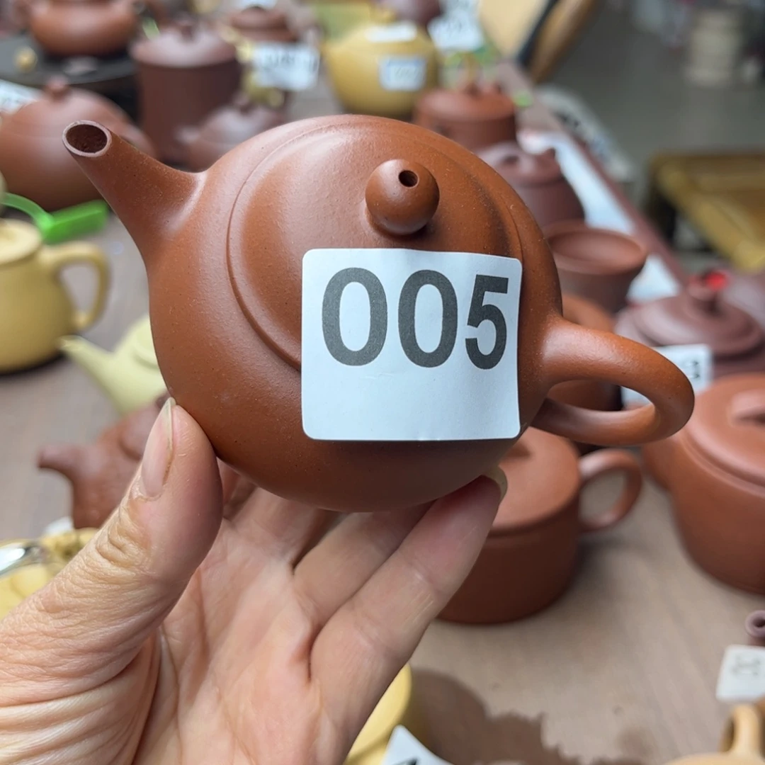 紫砂茶壶小红泥瑕疵120cc