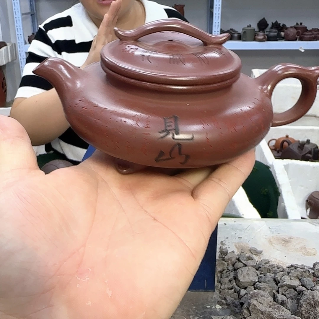 茶壶紫砂宜兴紫砂壶瑕疵处理