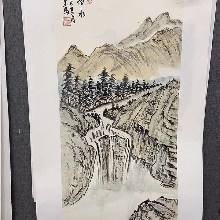 国画手寫手繪作品300