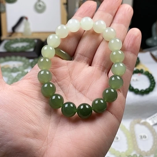 和田玉手串未镶嵌10mm