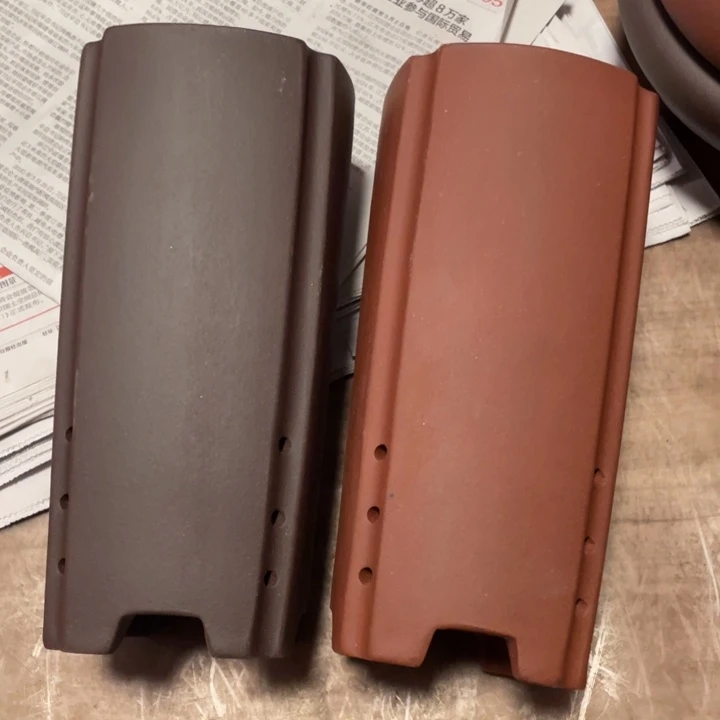 紫砂花盆紫砂花盆口10.5高21.5