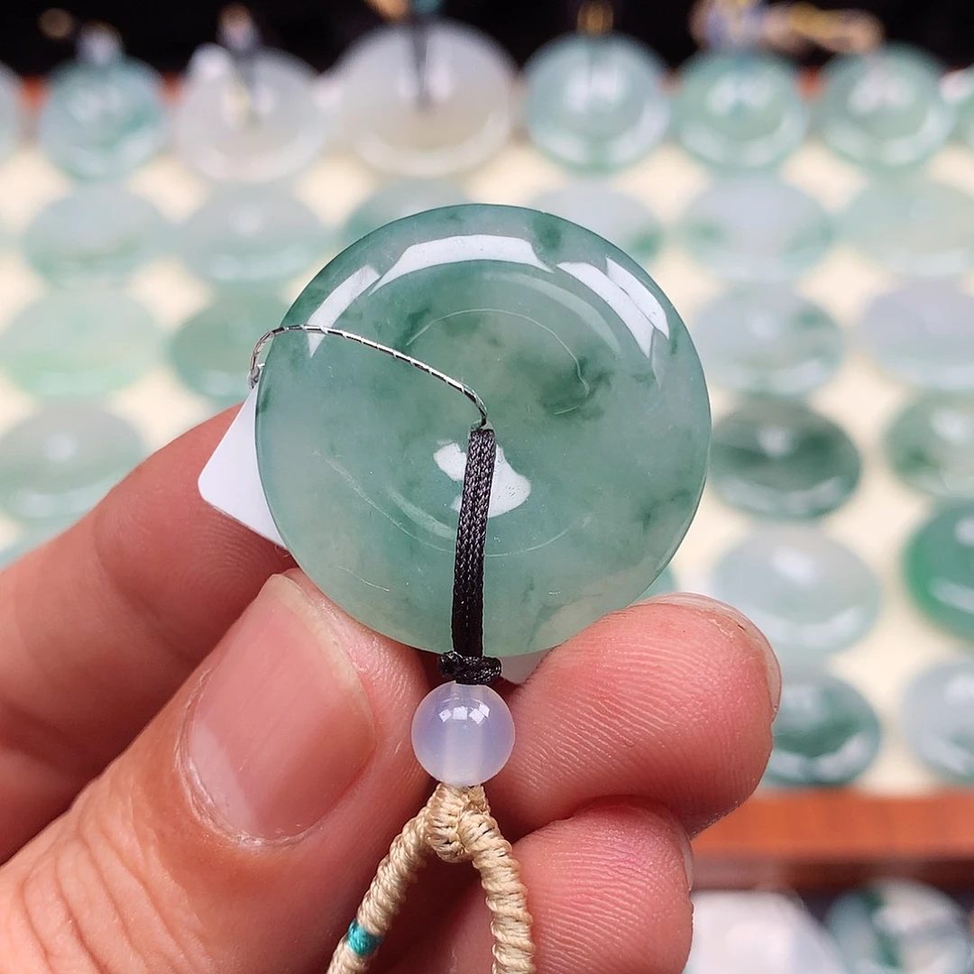 颈饰未镶嵌翡翠28.2-5.6mm