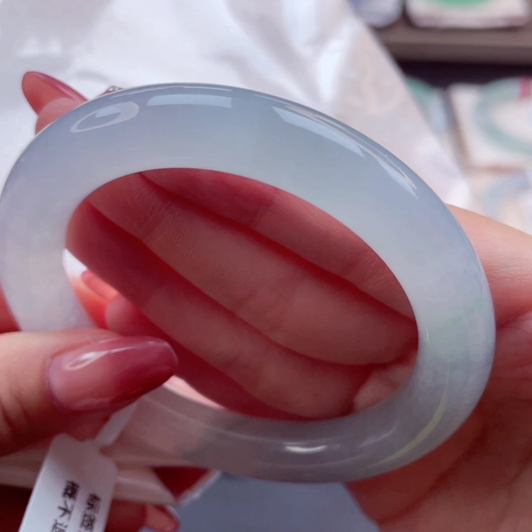 翡翠手镯未镶嵌5455圈9909