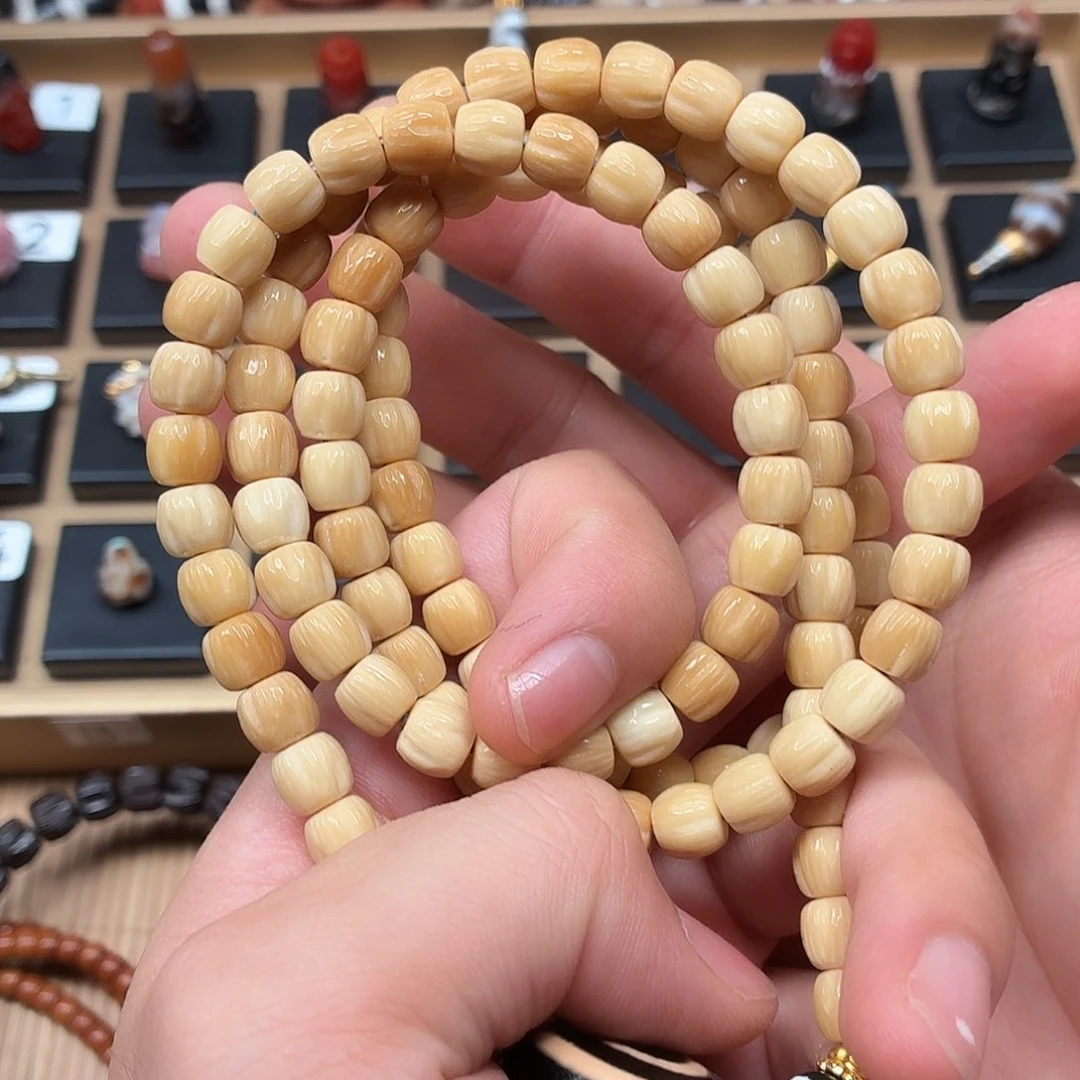 白玉菩提吊坠百复刻28号