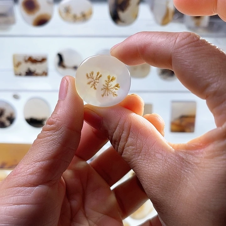 【闪购商品】玛瑙/玉髓珠宝半成品未镶嵌