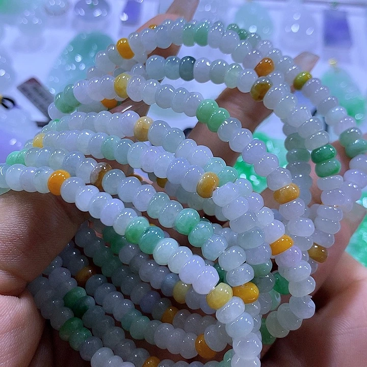 翡翠未镶嵌颈饰天然翡翠A货吊坠手串多样性发货发其一