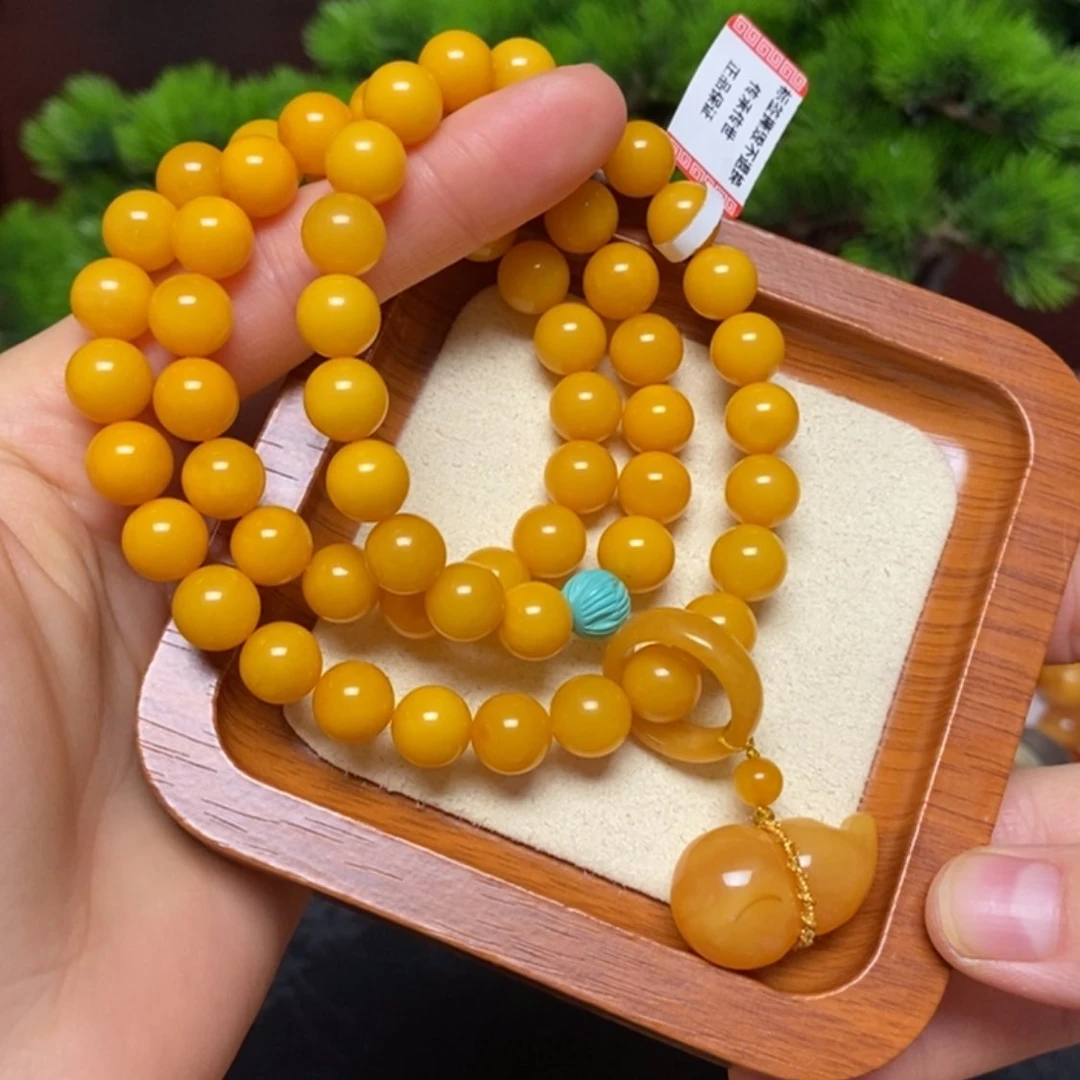 【闪购商品】未镶嵌蜜蜡手链手串