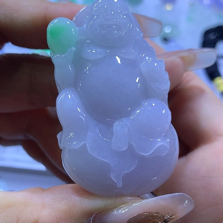 颈饰未镶嵌翡翠天然翡翠A货吊坠