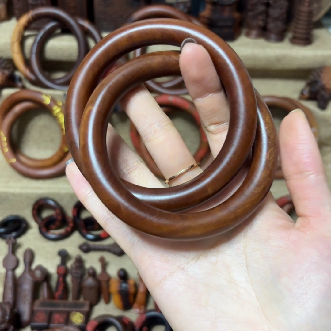 *****枣木老料精品乾坤圈内径7六七星