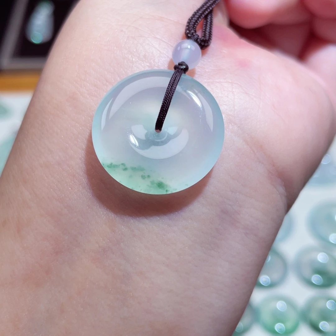 颈饰未镶嵌翡翠扣子