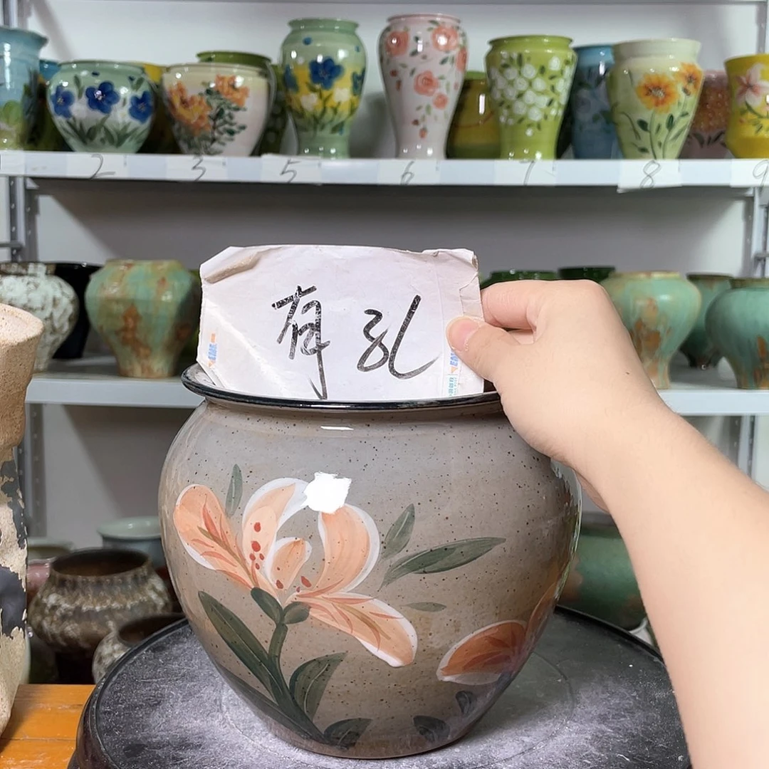 景德镇陶瓷花盆花器暇256