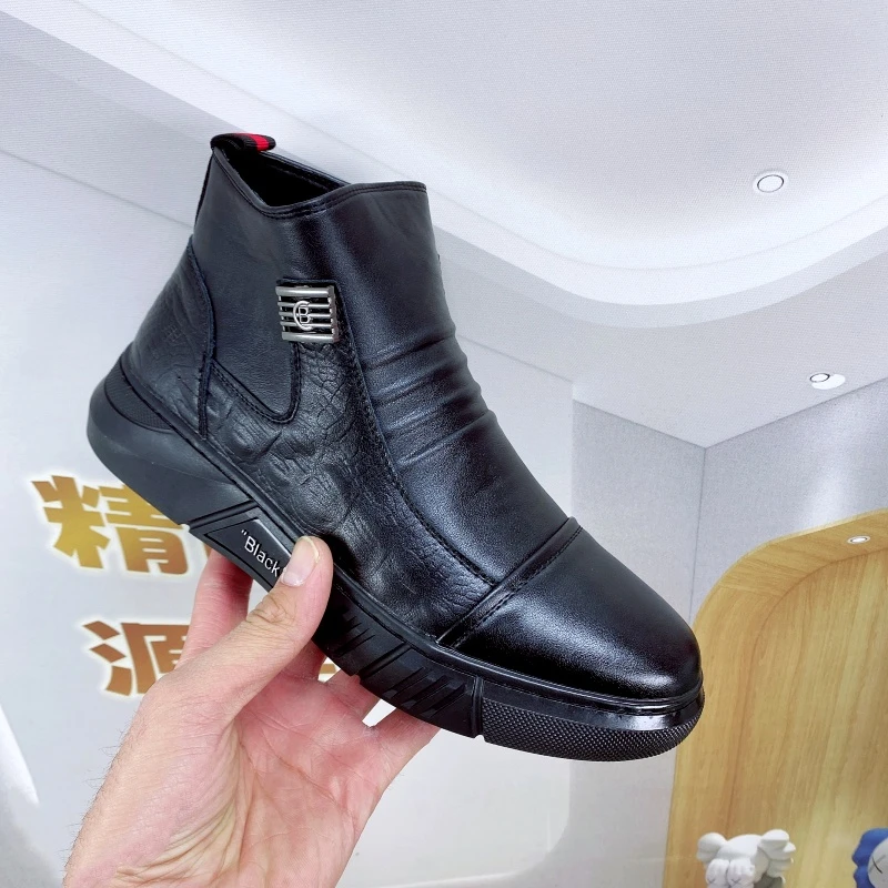 【断码】男士高帮马丁靴舒适男鞋休闲皮鞋9188