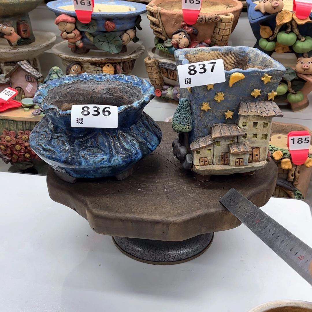 红陶乐*李花盆8367瑕疵李