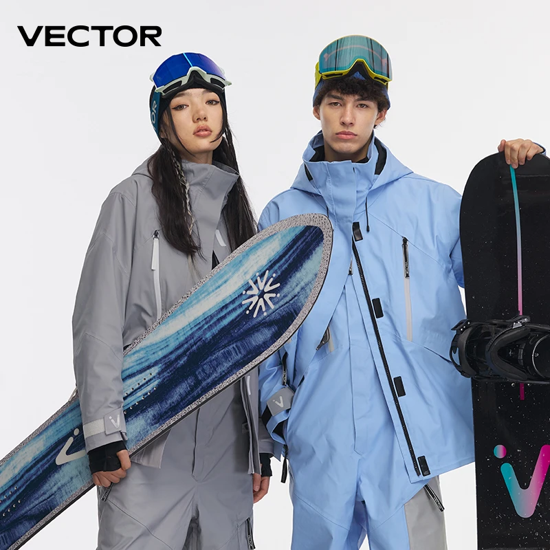 VECTOR【商城市集】专业3L压胶成人滑雪衣防风防水耐磨保暖冲锋衣