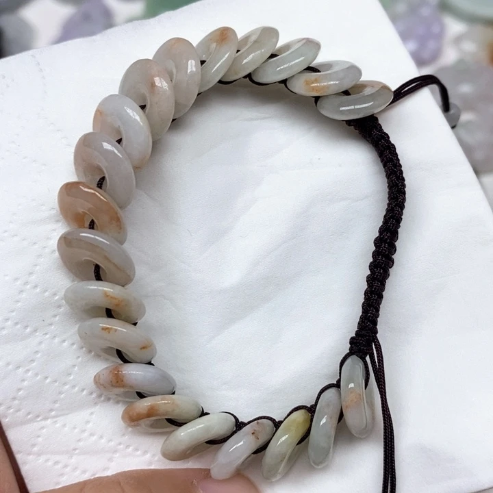 颈饰未镶嵌翡翠天然缅甸翡翠