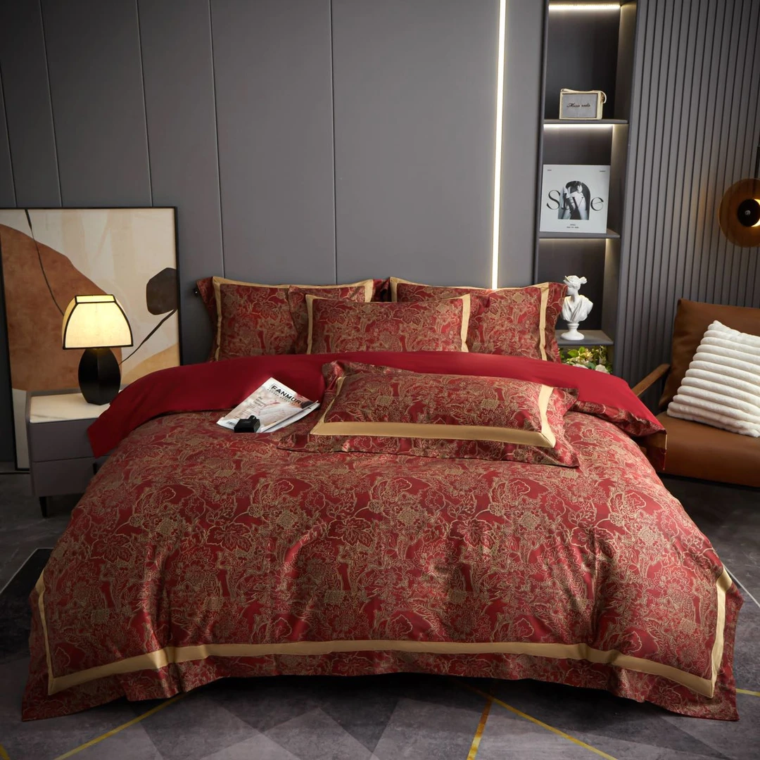 2025新款高级感亲肤舒适全棉轻奢简约加厚高档四件套纯棉床上用品