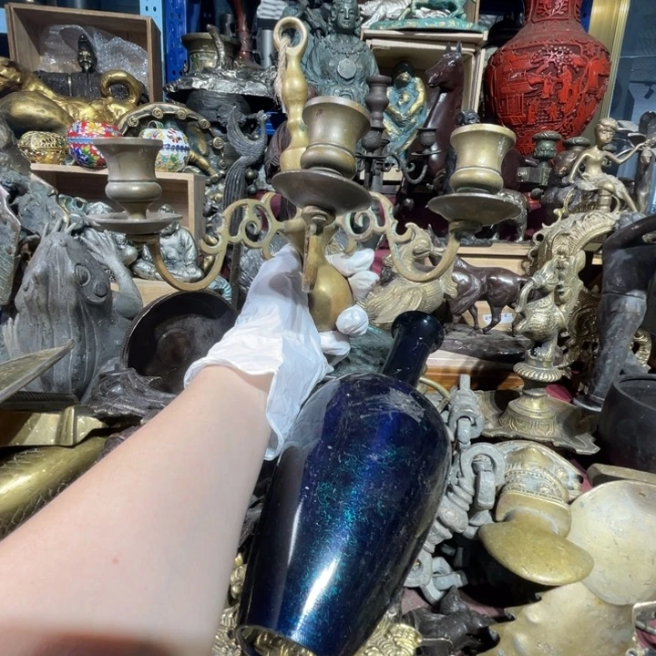大阪回流铜器摆件150