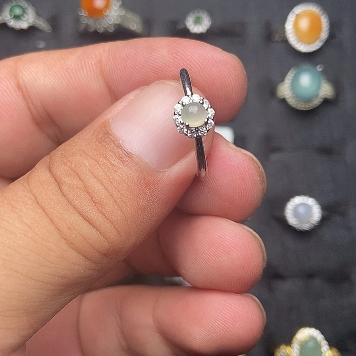 未镶嵌手镯翡翠戒指