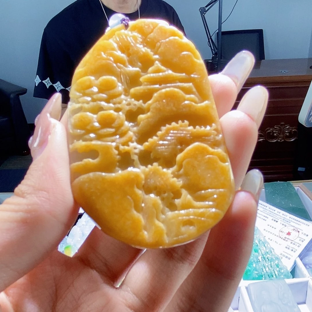 颈饰未镶嵌翡翠翡翠