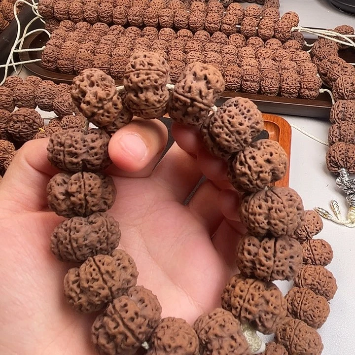 时***河金刚菩提手串超头夹板24