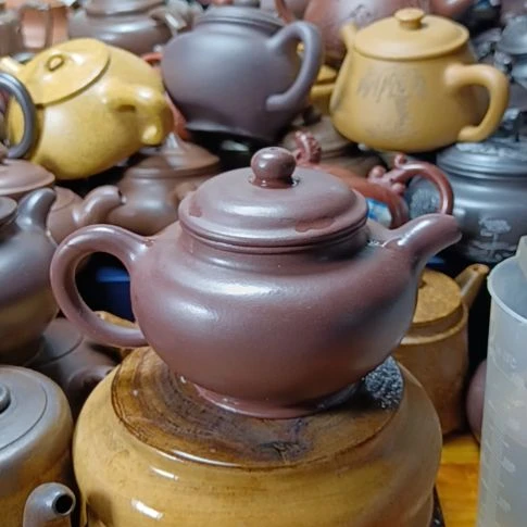 茶壶紫砂宜兴原矿底槽清柴烧手工380cc紫砂壶