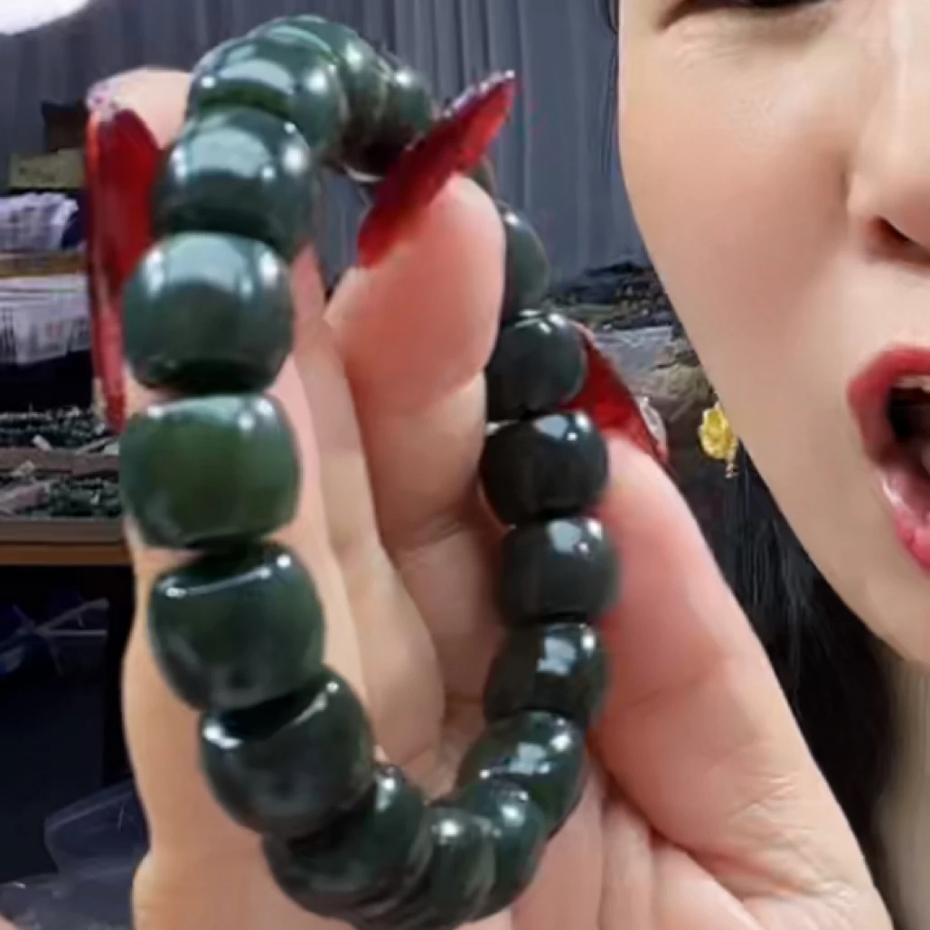 天然和田玉92沙枣青枣青蓝12