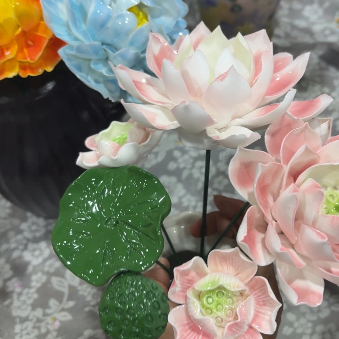 陶瓷花，20元发货，退款拉黑499