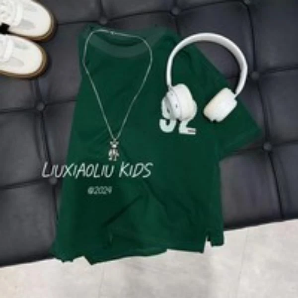 BY LIUXIAOLIU【92】韩版潮流时尚夏季儿童短袖6639