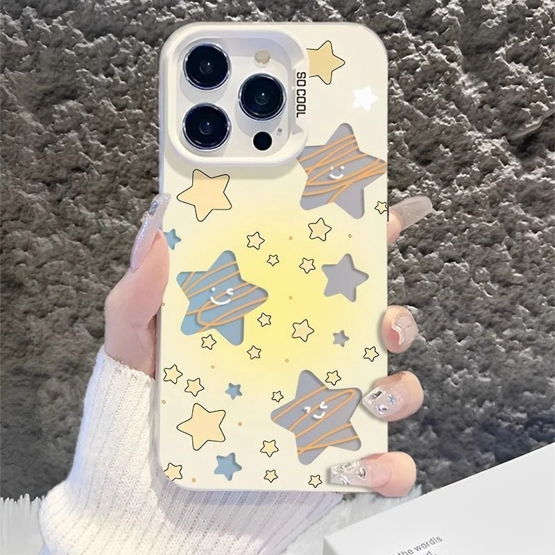 【彩银IMD】渐变星星手机壳适用苹果/华为/荣耀/VIVO/OPPO/小米红米