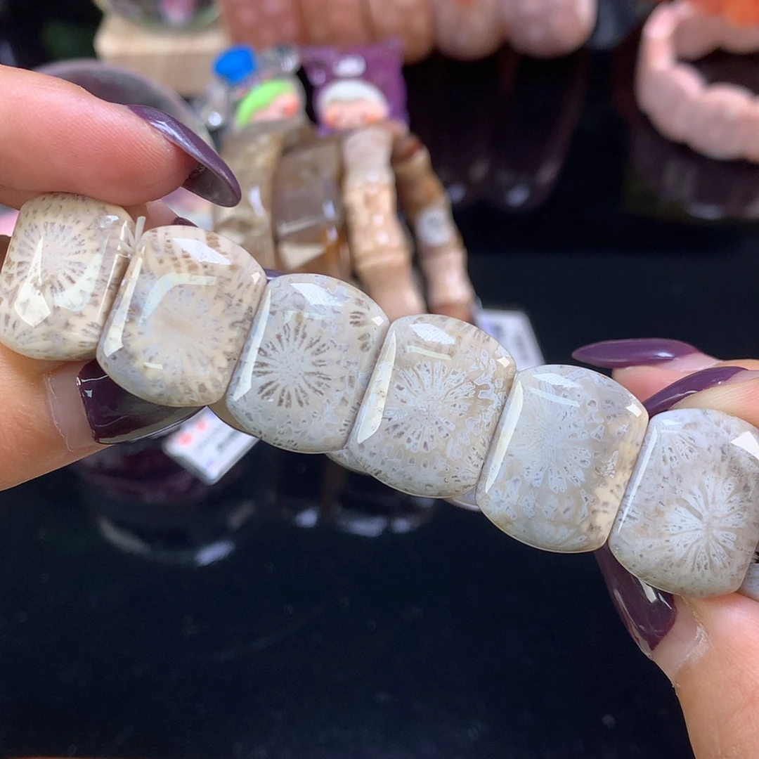 【闪购商品】颈饰未镶嵌硅化珊瑚（珊瑚玉）福利手牌超漏（28号）