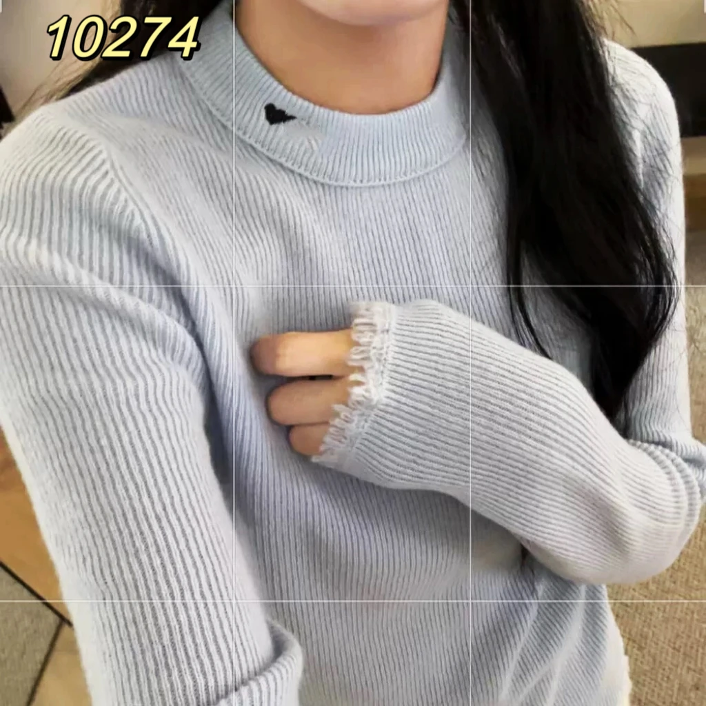 10274（部分无水洗唛，介意慎拍） SANFAN新款针织衫