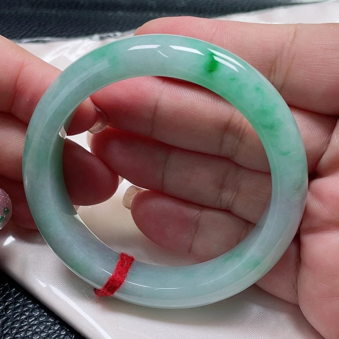 未镶嵌手镯翡翠缅甸翡翠手镯55圈