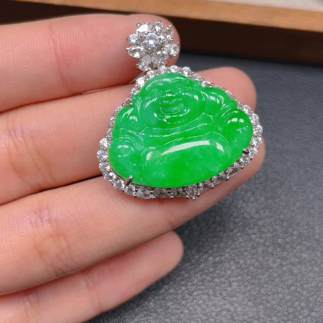 翡翠银S925镶嵌颈饰n n n n