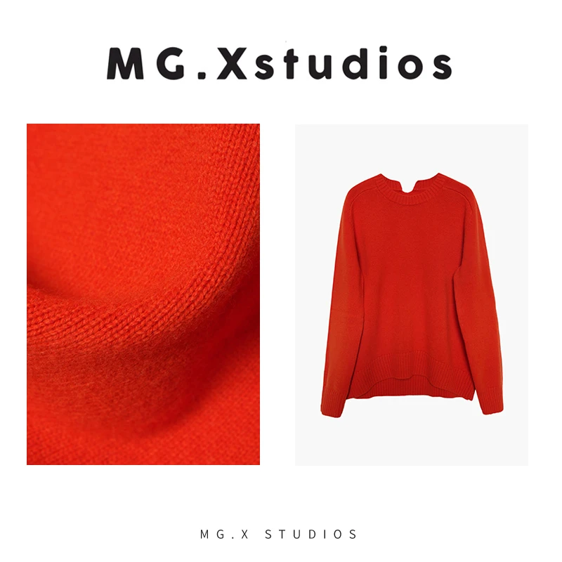 【暖光】MGX绵羊毛保暖打底长袖毛织衫M64H5966M1JL