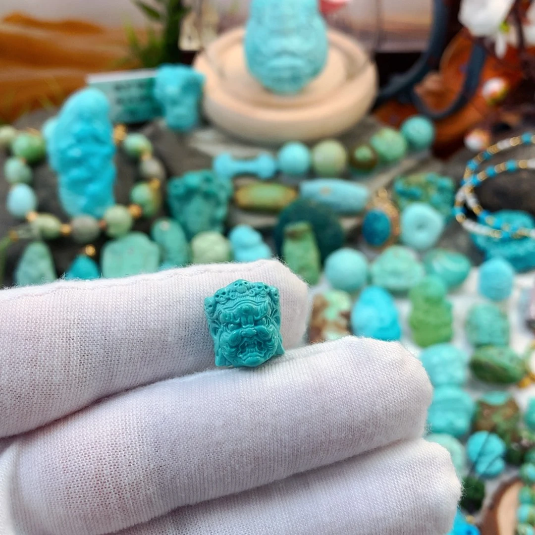 未镶嵌绿松石珠宝半成品