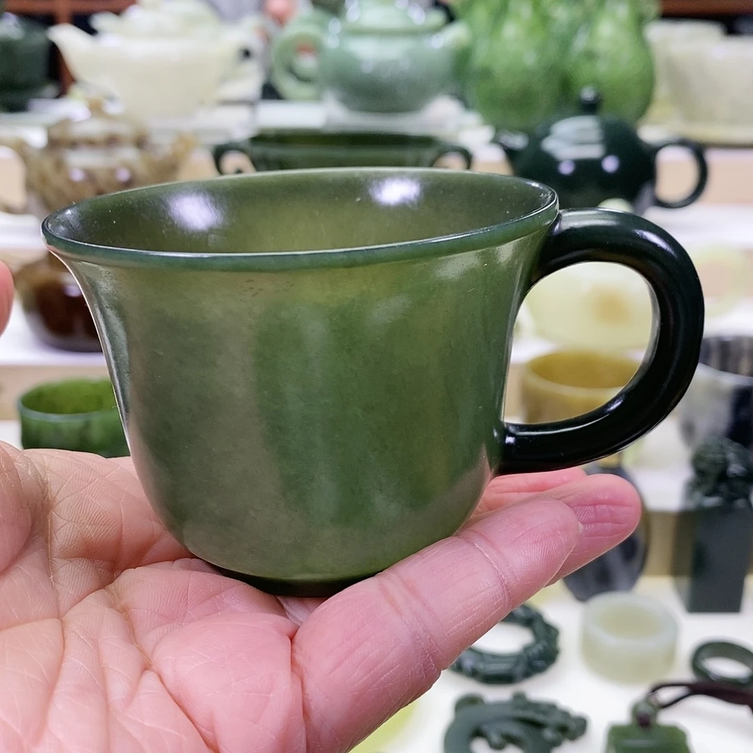 和田玉茶杯未镶嵌150ml