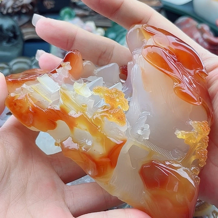 吊坠玛瑙未镶嵌洛*绝