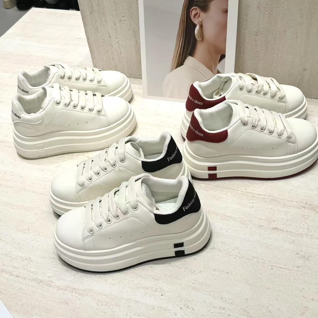 【新疆包邮】2025拼色双网百搭厚底休闲运动鞋小白鞋JX503