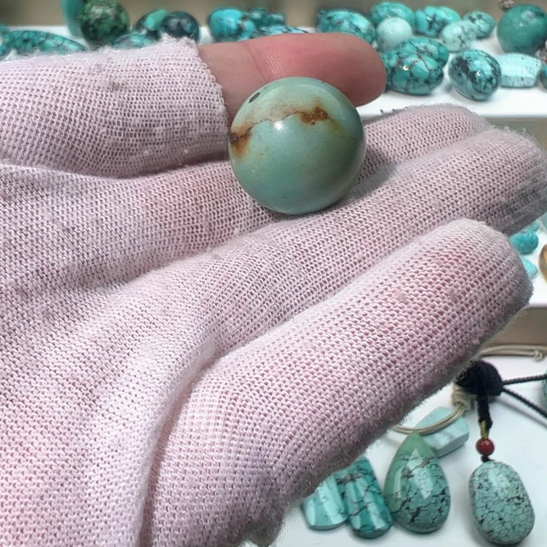 绿松石20圆珠未镶嵌