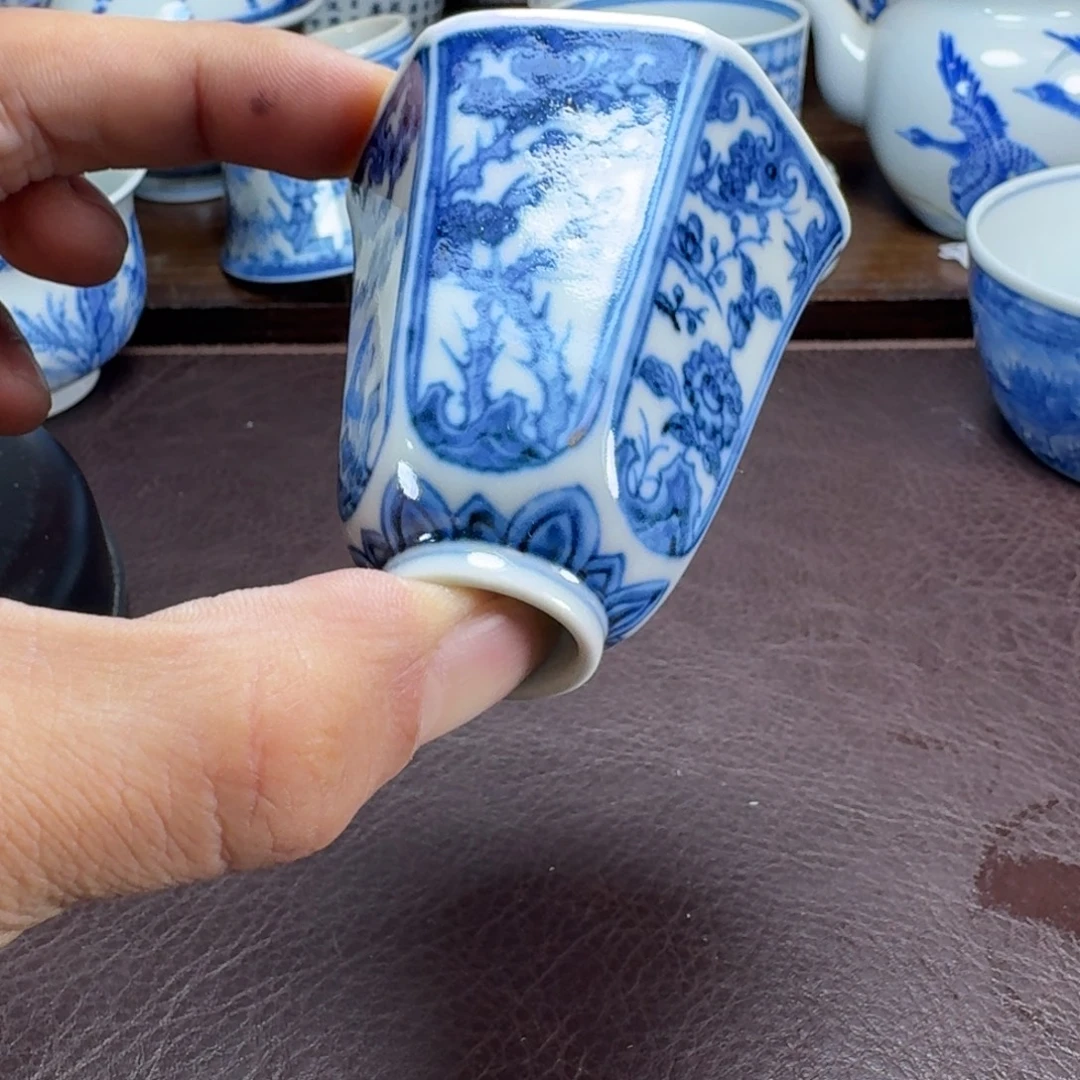****南瓷片当代景德镇陶瓷手绘茶具