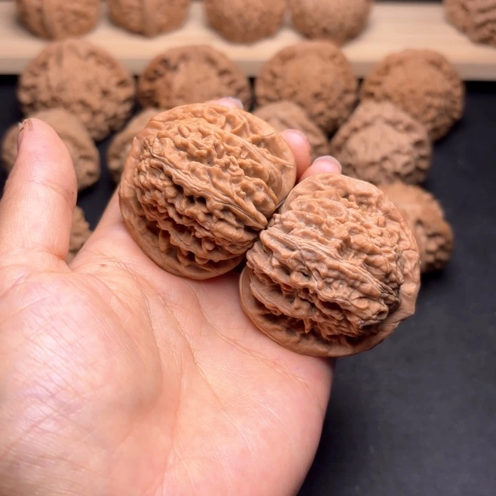 把件文玩核桃45四座楼克重50.8