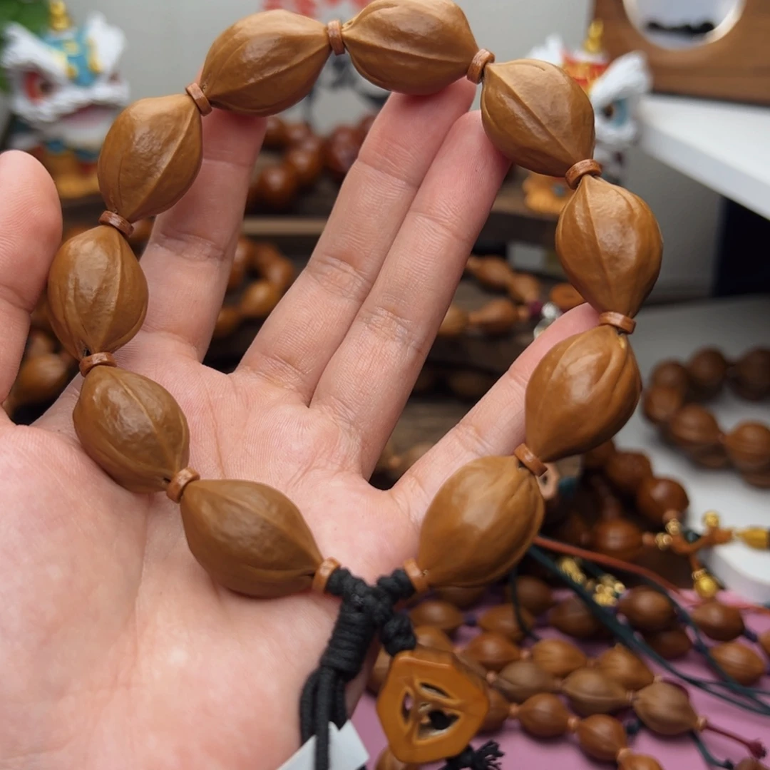 手串/手链橄榄核梅林铁核18×26鲨鱼背去霜款