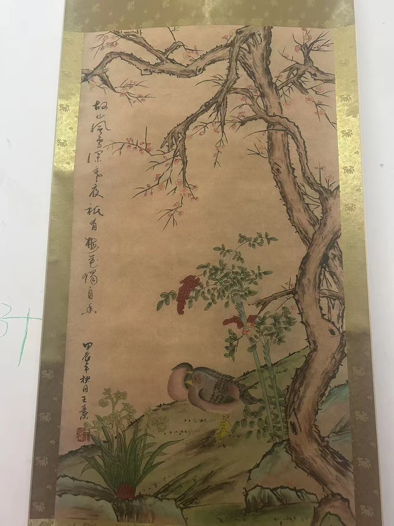 【花鸟图】宣纸精复制营造中式古典书房茶室客厅玄关松弛感