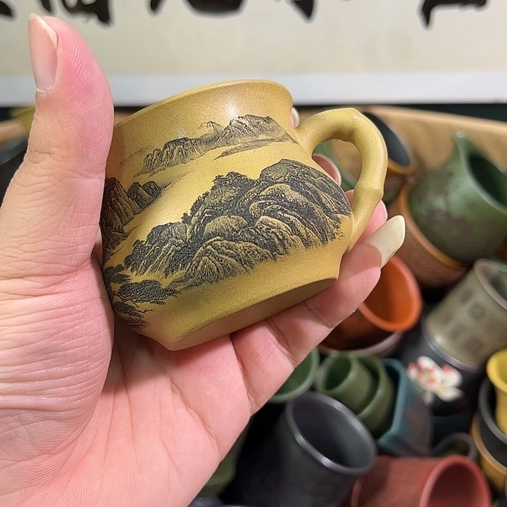 茶杯紫砂全手工紫砂主人杯