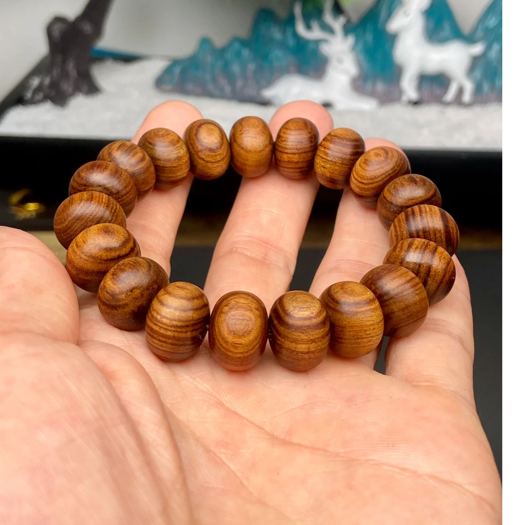 A333算盘珠15mm花梨木
