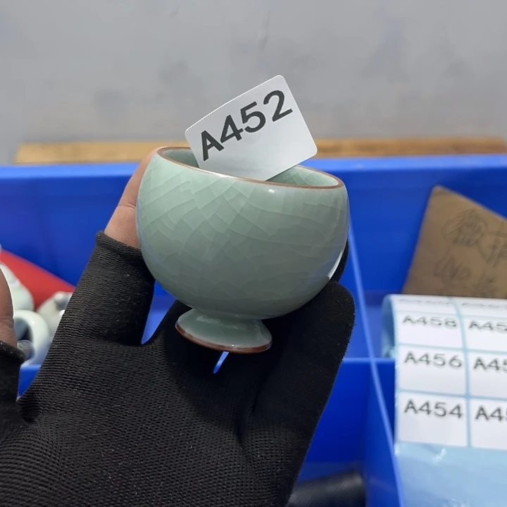 姜***江瓷片茶摆件工艺品摆件666