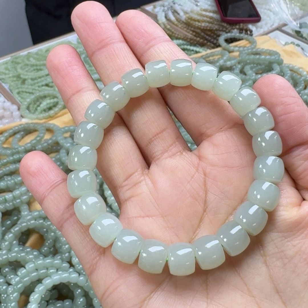 和田玉颈饰未镶嵌卡9➕且末蓝实在姐多样性拍一发一