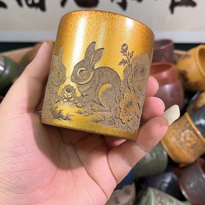 茶杯紫砂全手工紫砂主人杯