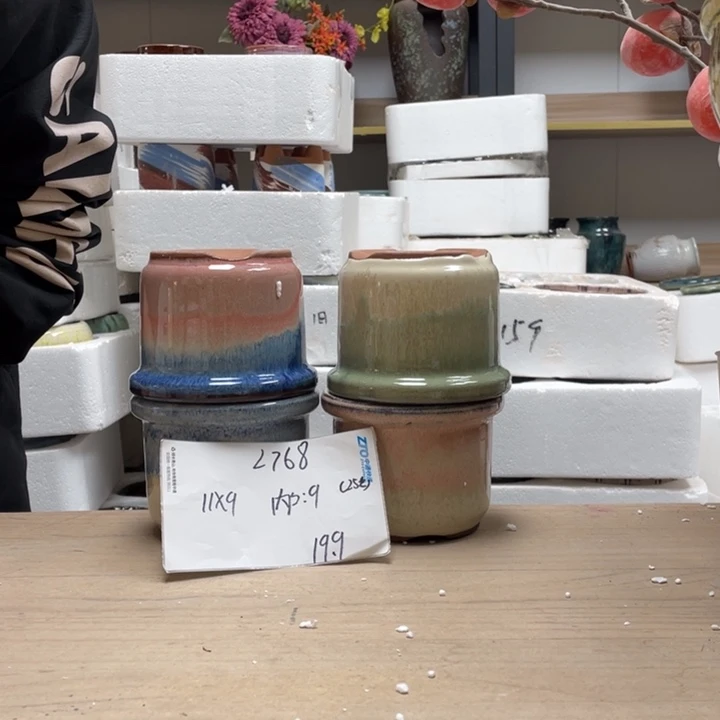 粗陶多肉花盆微瑕2768